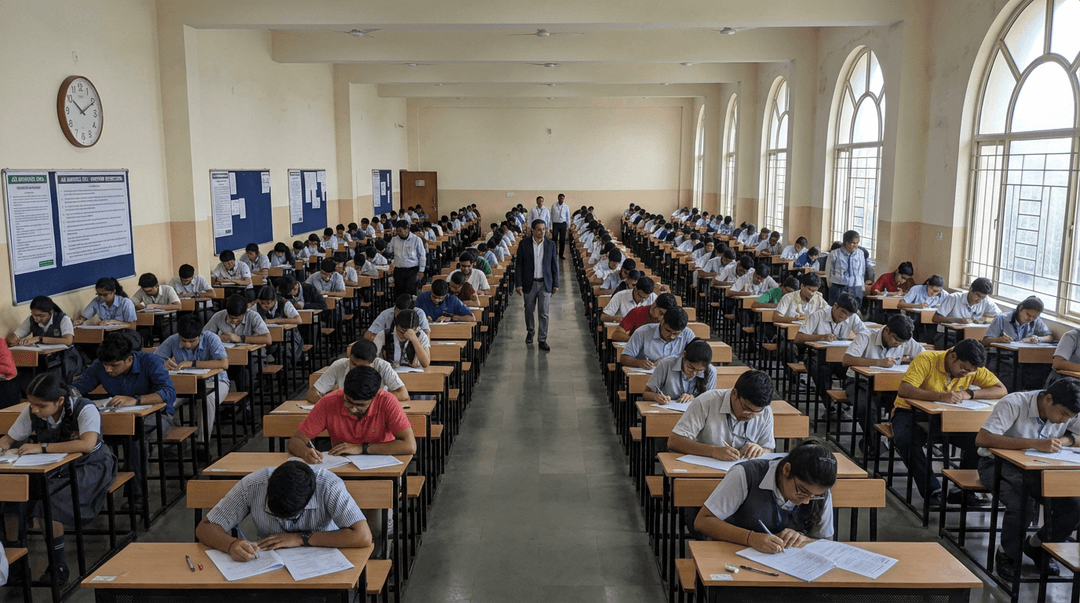 Students in BTTH Exam